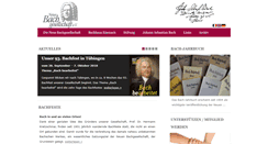 Desktop Screenshot of neue-bachgesellschaft.de